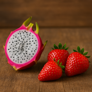 marmeláda dračí ovoce s jahodou