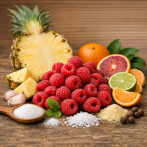 marmeláda malina v tropech